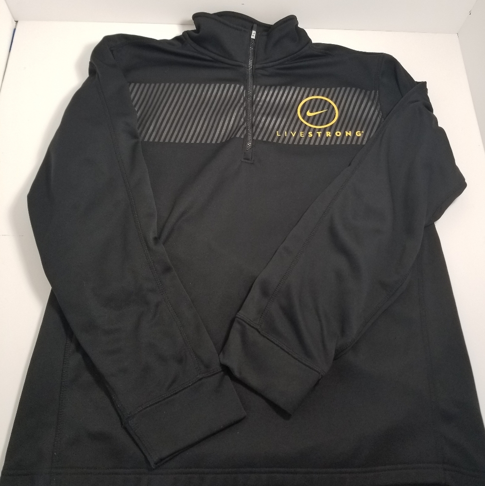 Mens Nike Livestrong pullover quarter zip Jacket